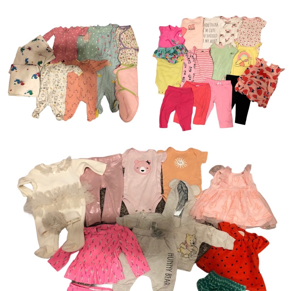 0-6 Month Baby Girl Clothing Bundle